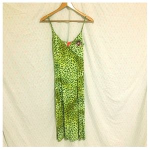 Bold Leopard Print Anthropologie Dress